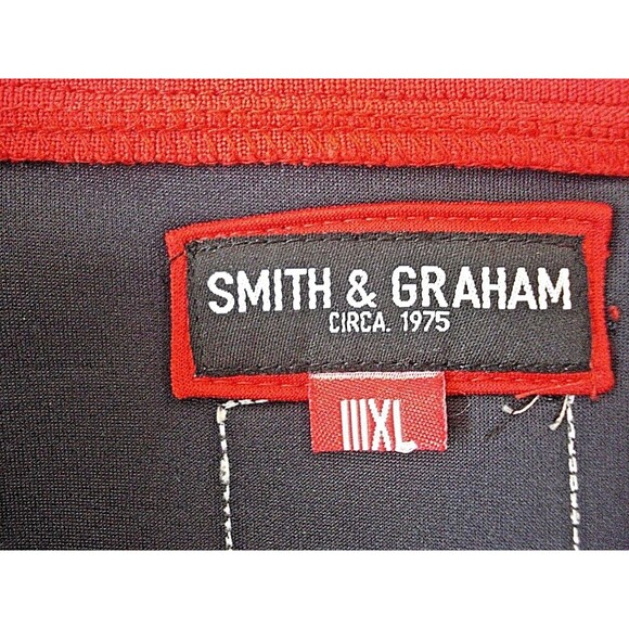Smith & Graham Track Jacket NWT Retro Style Embroidered Streetwear Size 3XL - Picture 7 of 8